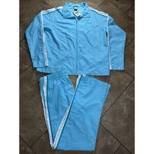 Nike Y2K Women's Windbreaker Track Suit XL Teal/White NWT 2004 See Desc.